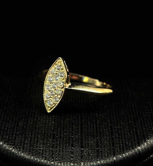 14K Damenring